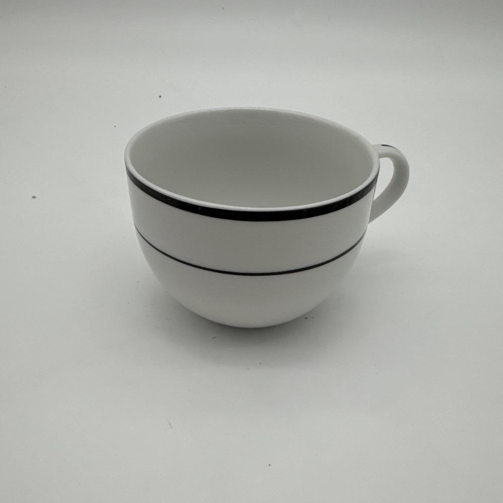 Crate& Barrel Monno Bangladesh Tea Or Coffee Cup White & Black Replacement